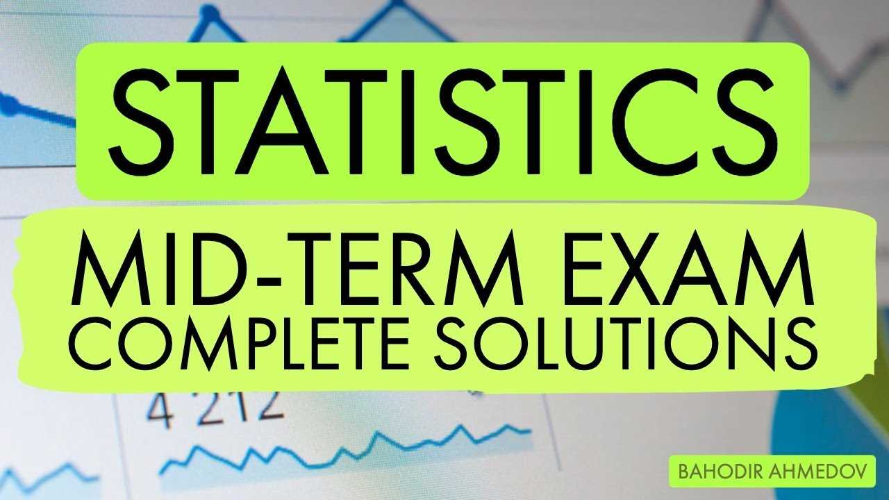 statistics midterm exam answers