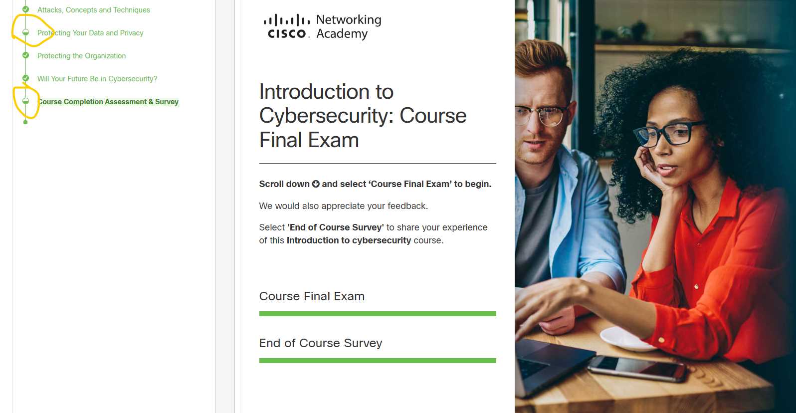 cisco final exam answers introduction to cybersecurity