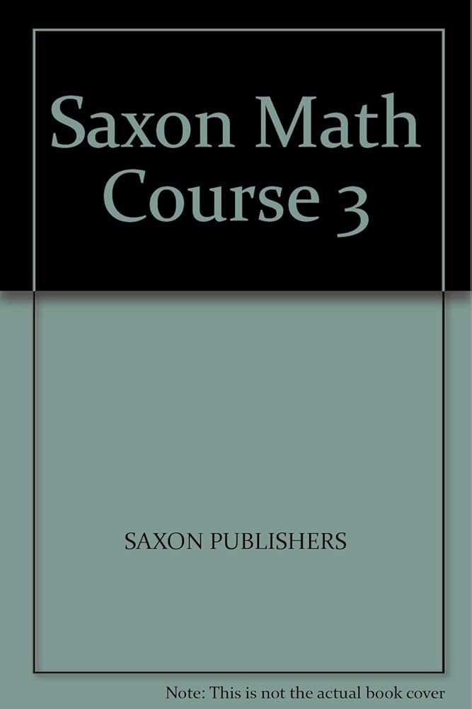 saxon course 3 answer key