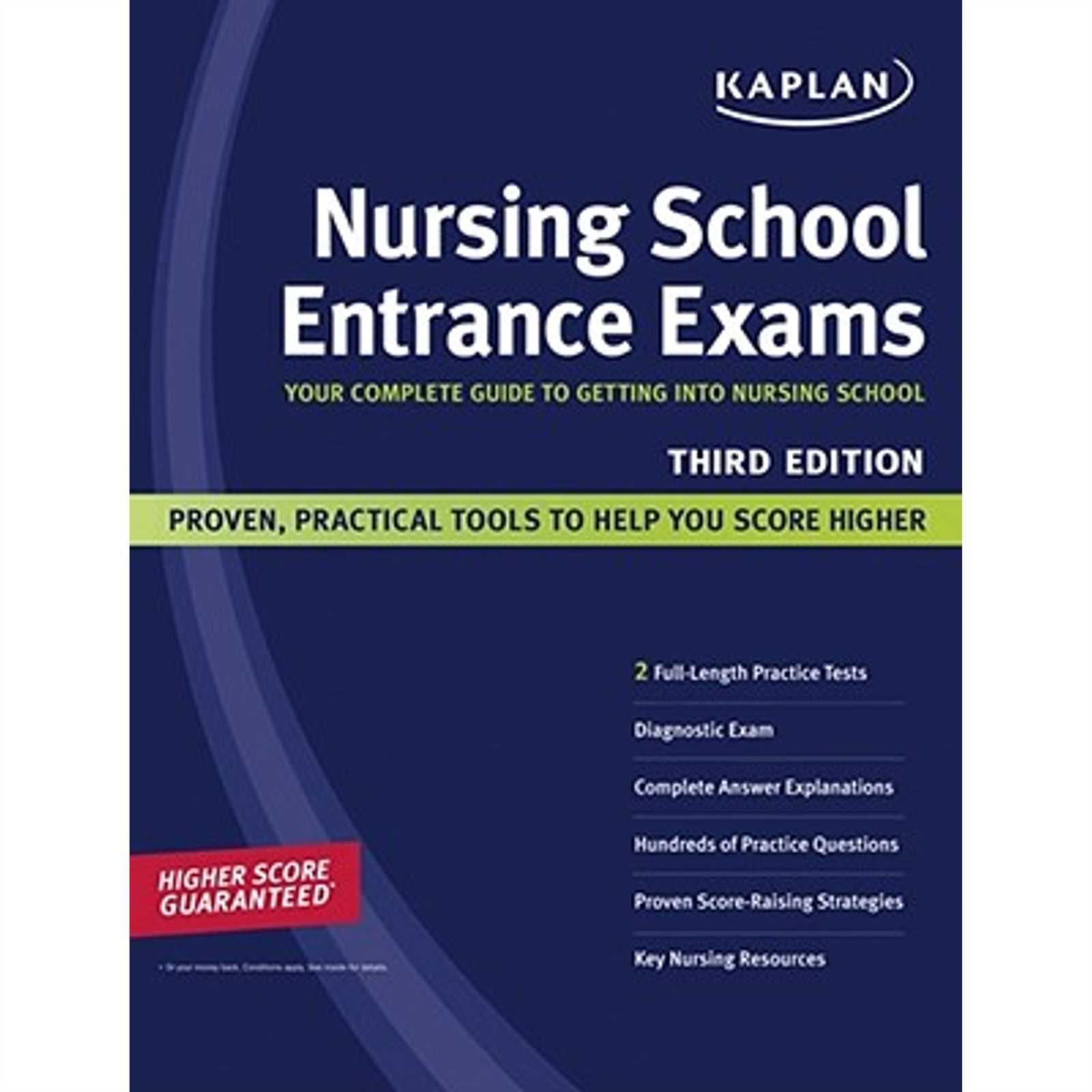 kaplan nursing entrance exam practice questions