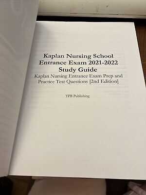 kaplan nursing entry exam