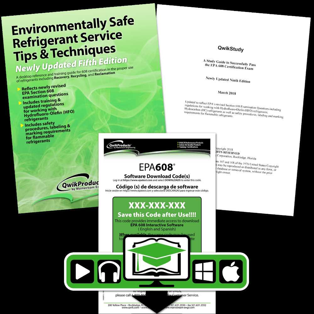 epa certification test questions and answers