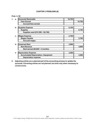 cengage accounting chapter 1 homework answers