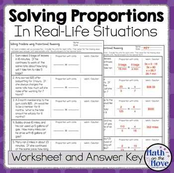 scientific methods worksheet 2 proportional reasoning answers