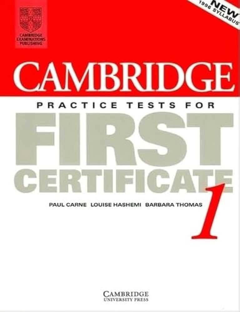 exams first certificate with answers