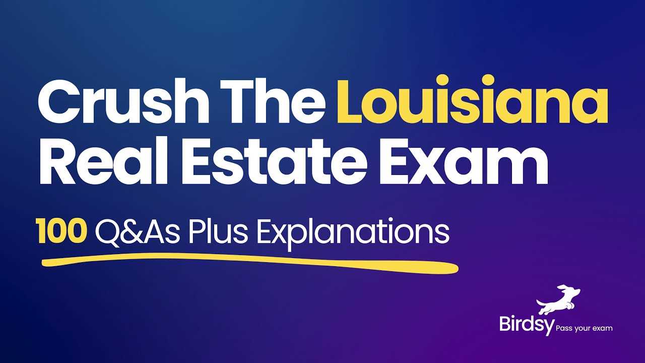 louisiana real estate exam prep