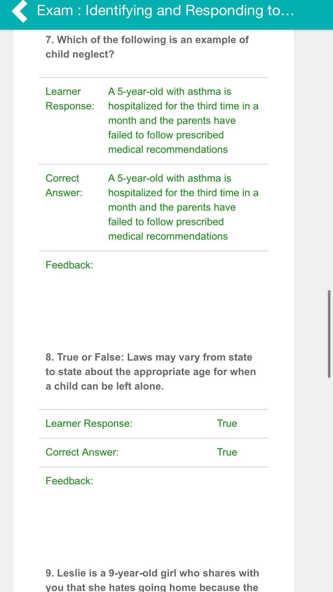 answer key relias learning exam answers