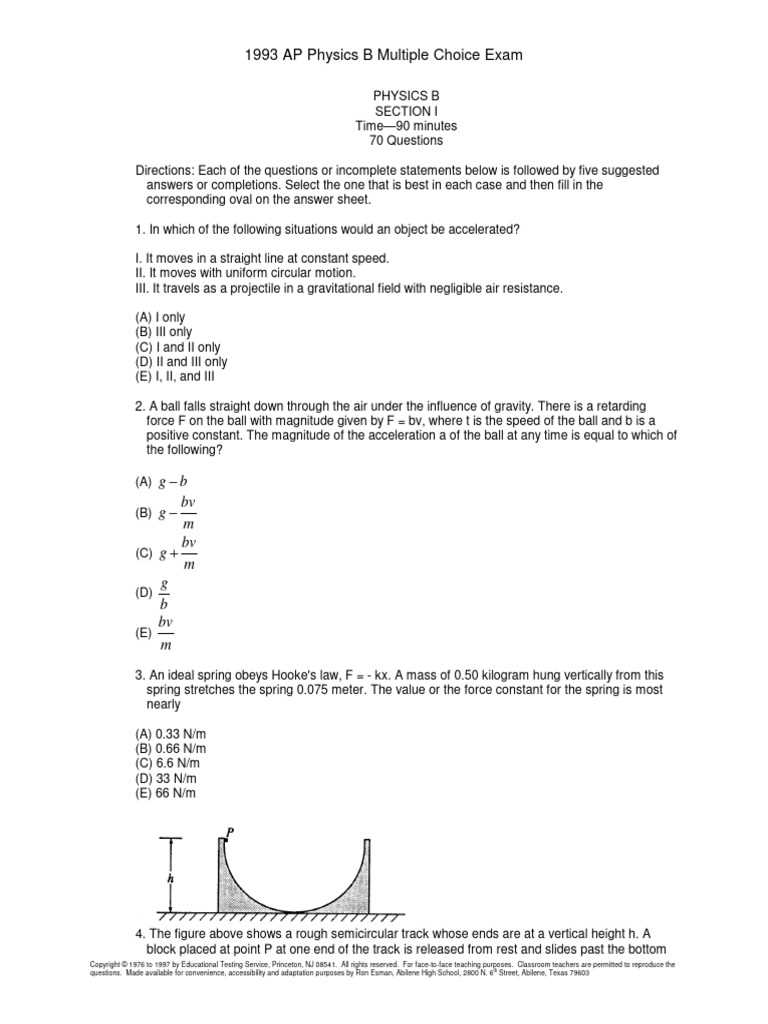 1993 ap calculus ab multiple choice answers