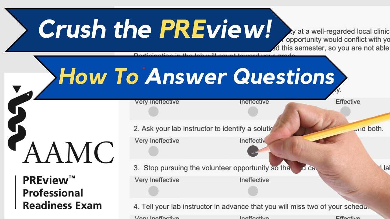 aamc professional readiness exam sample answers