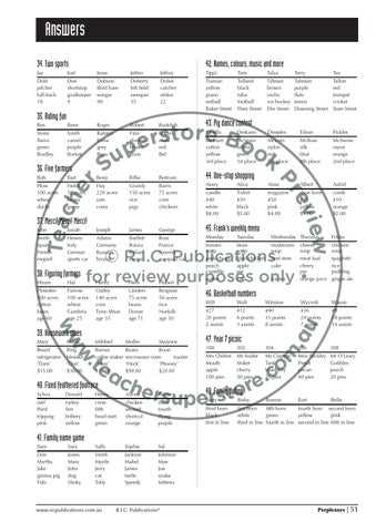 level c answers