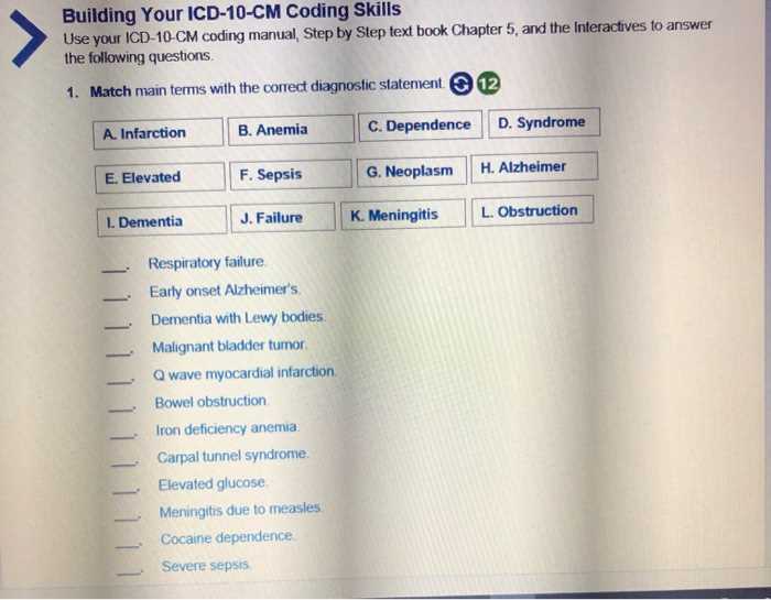 icd 10 coding exercises with answers