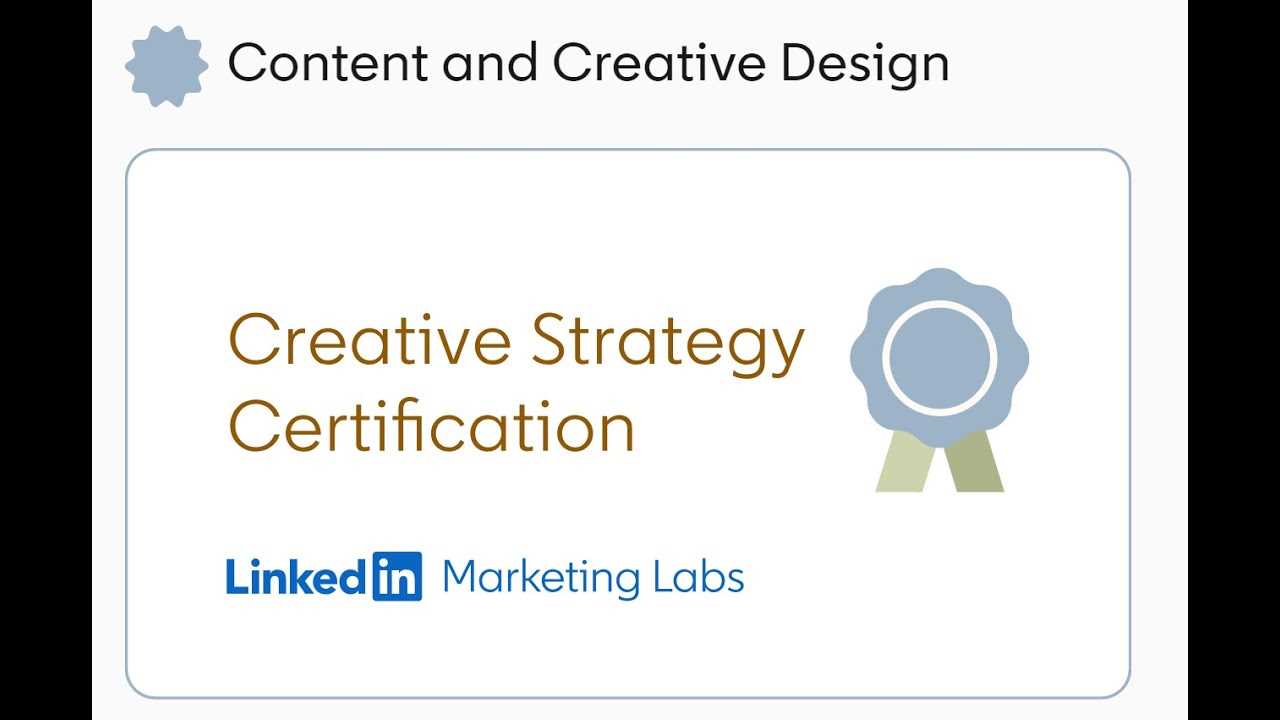 linkedin marketing strategy certification exam answers 2025