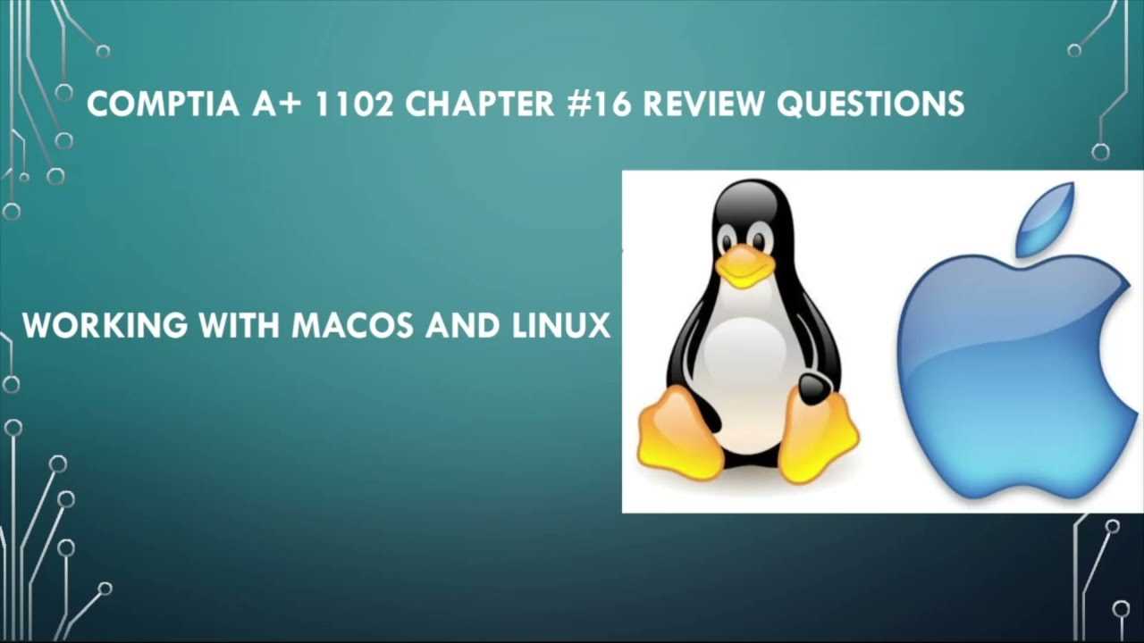 linux chapter 11 exam answers