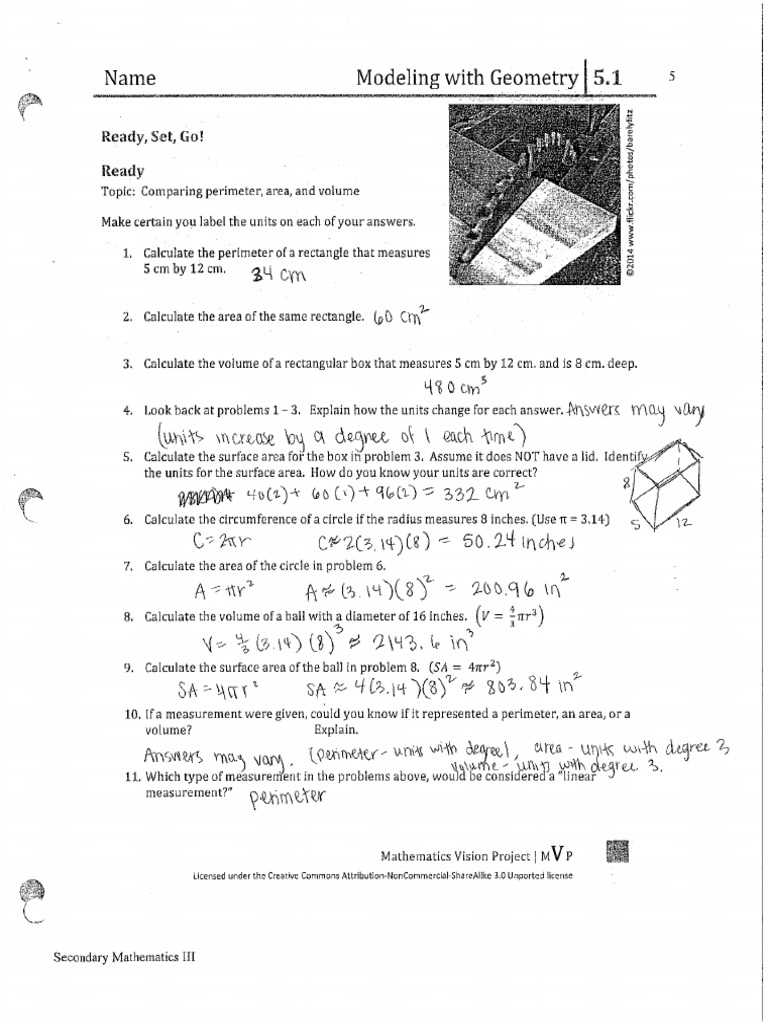 secondary math 1 module 3 answer key