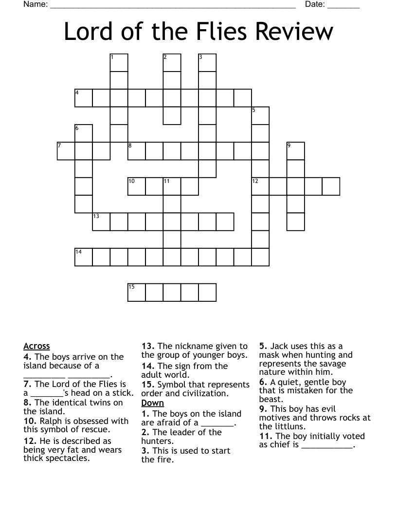 lord of the flies review questions and answers