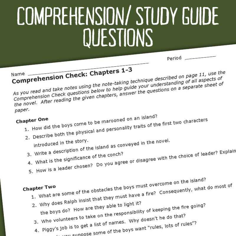 lord of the flies review questions and answers