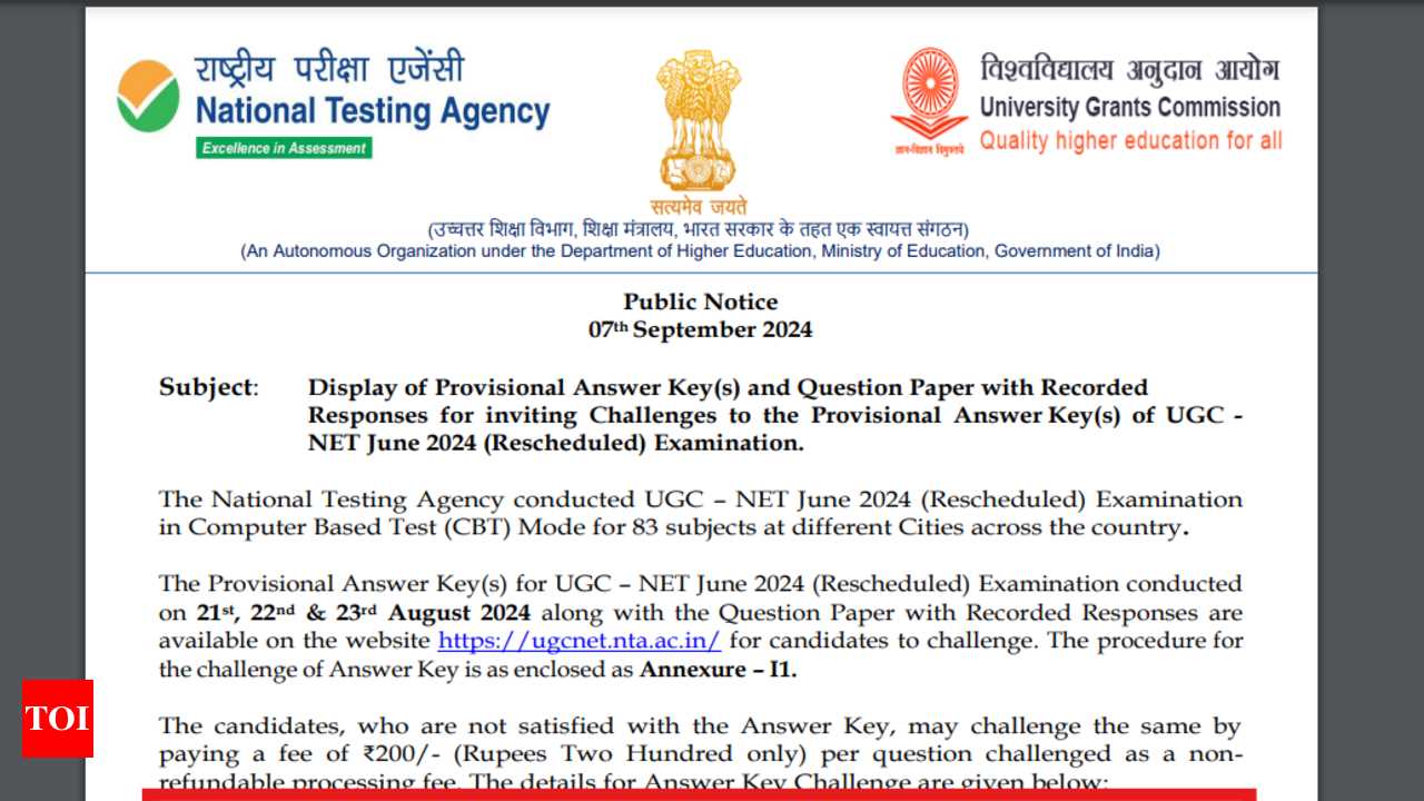 ugc net exam answer key