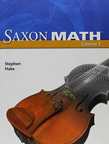 saxon math course 3 answer book