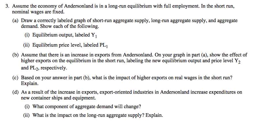 macroeconomics exam 2 answers