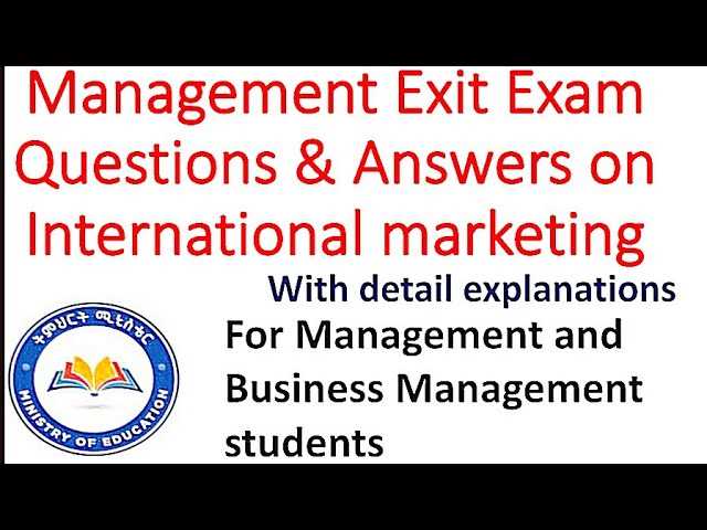 marketing questions and answers exam