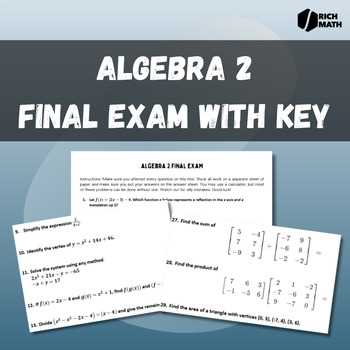 math 2 final exam answers