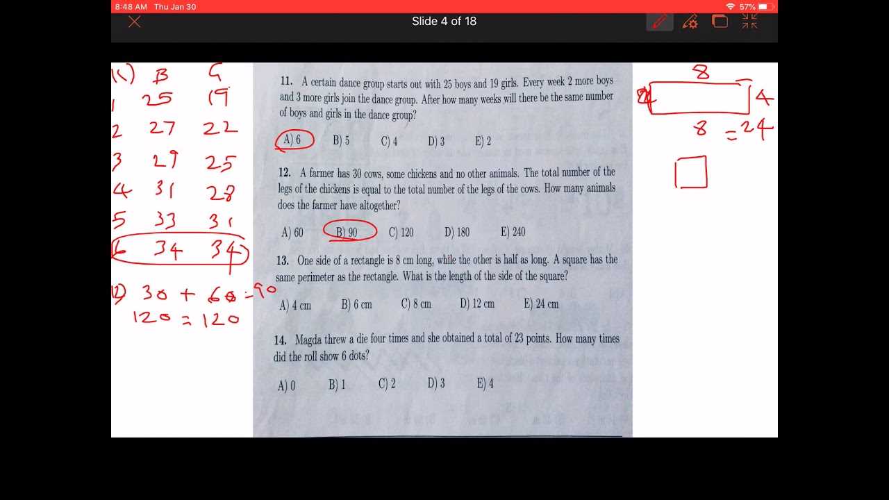 math kangaroo 2006 answers