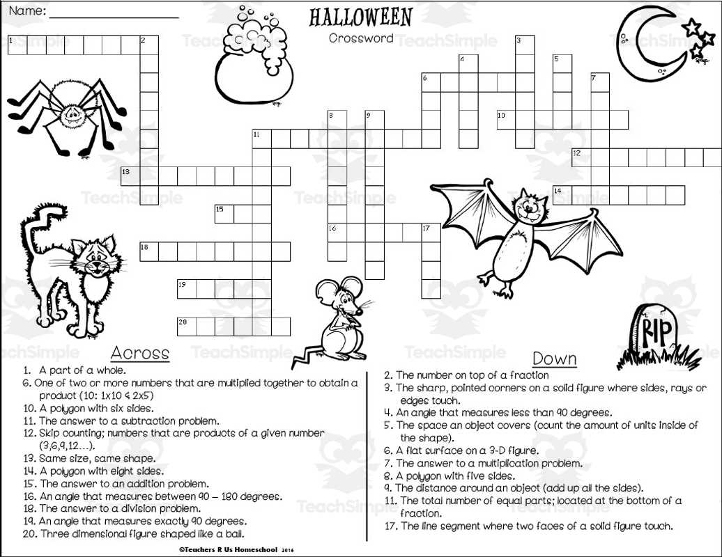 math word search puzzle answers