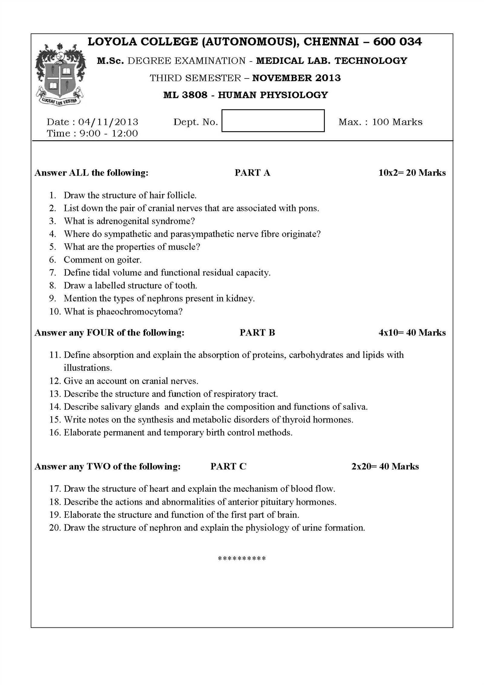 medical entrance exam sample papers with answers