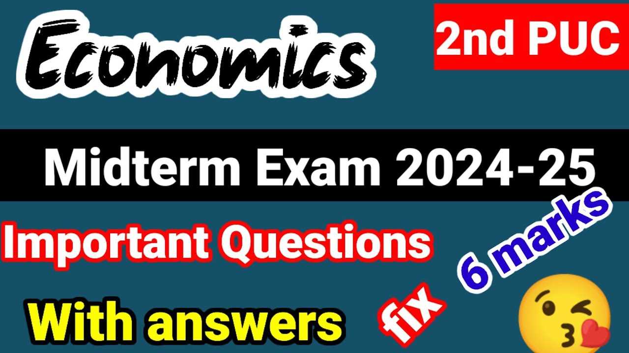 microeconomics midterm exam with answers