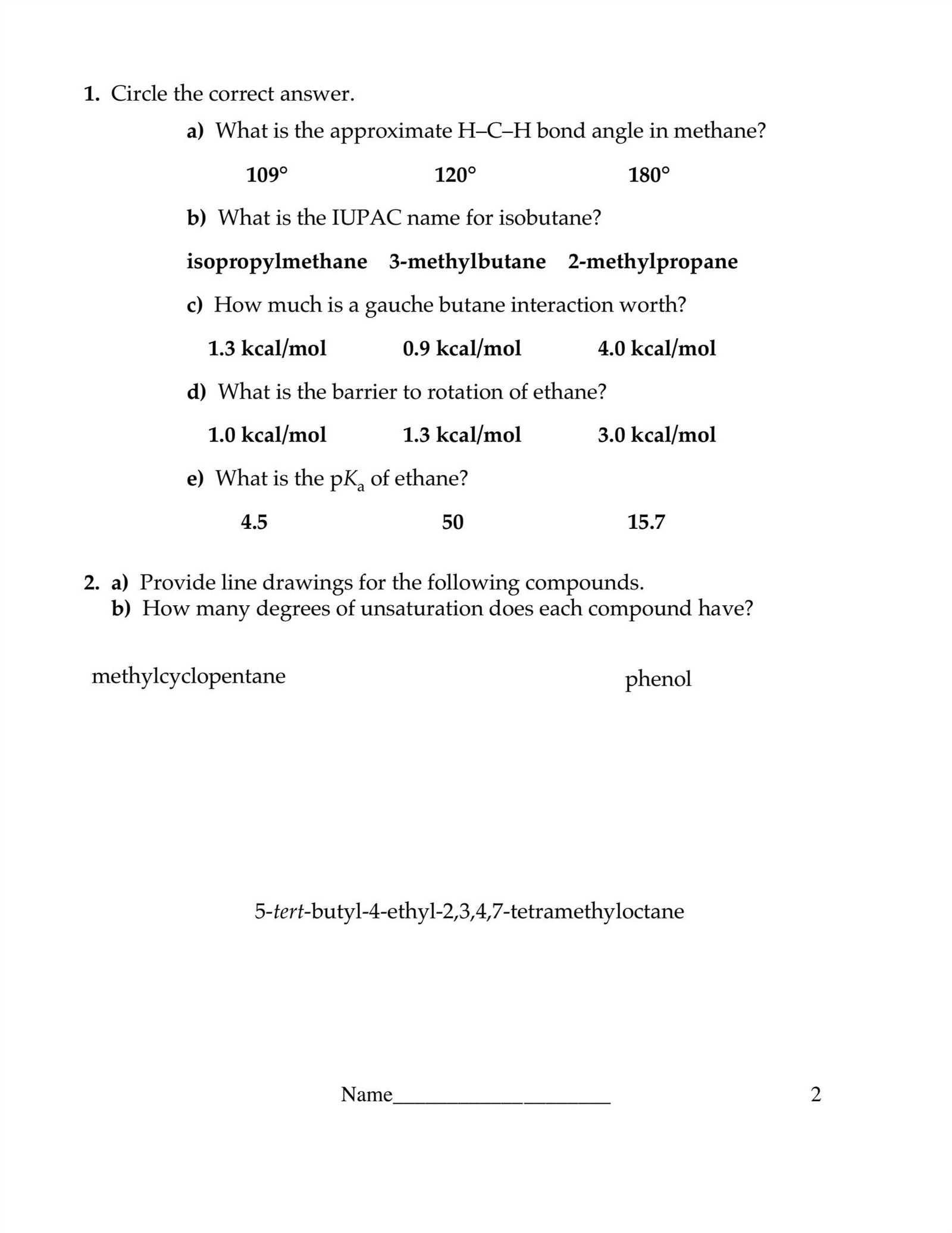 mit organic chemistry exam