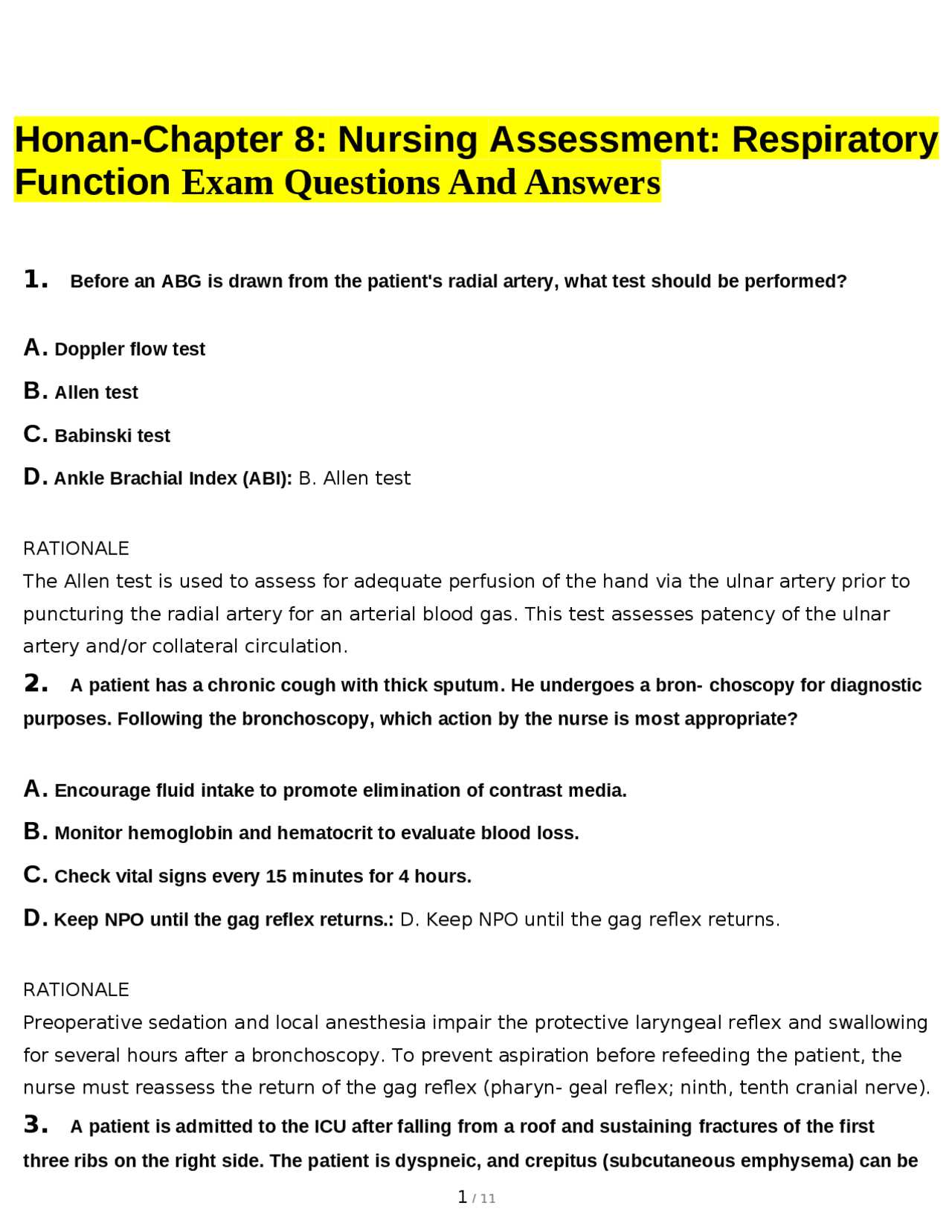 chapter 8 exam answers