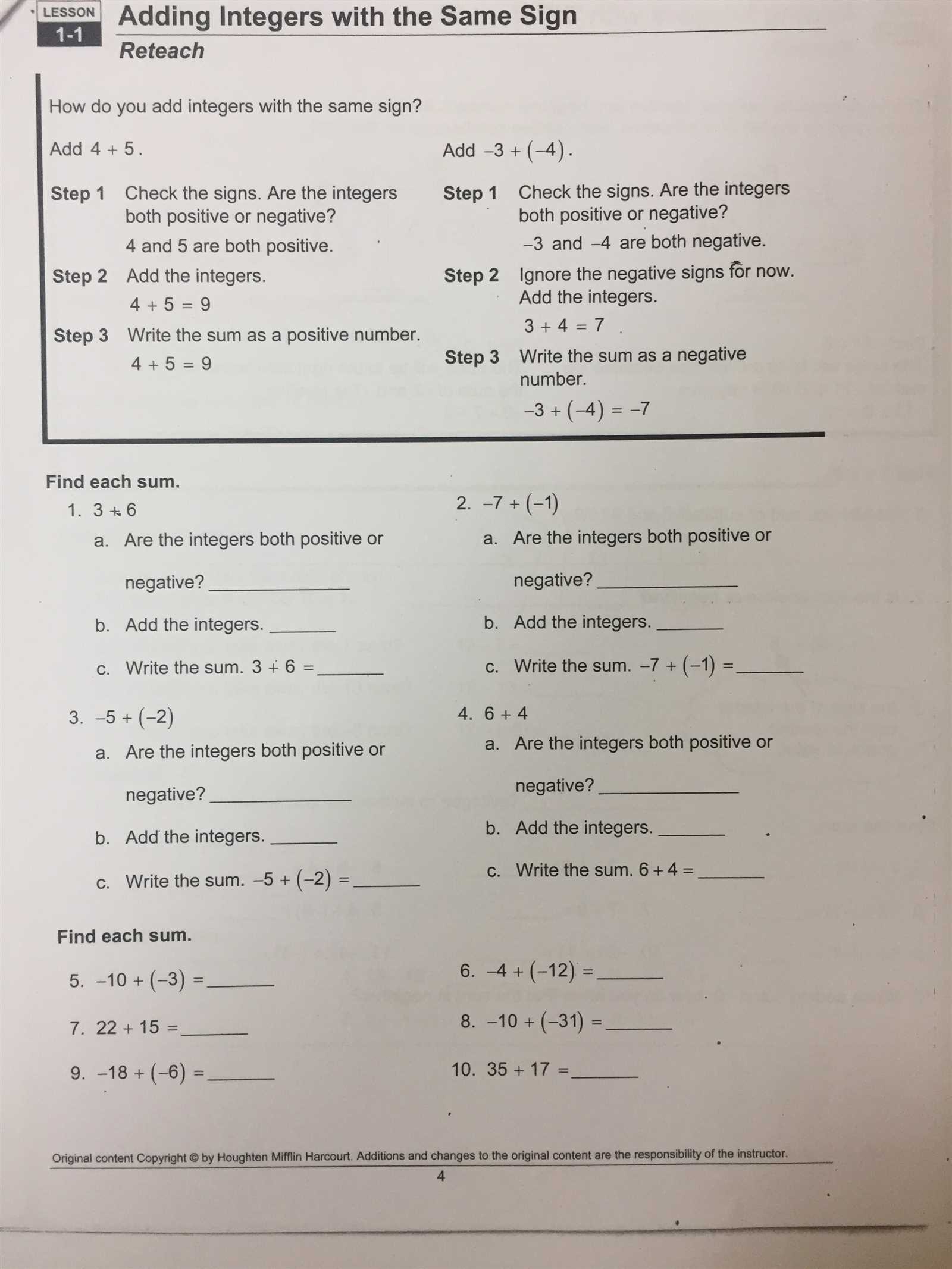 module 4 test answers math