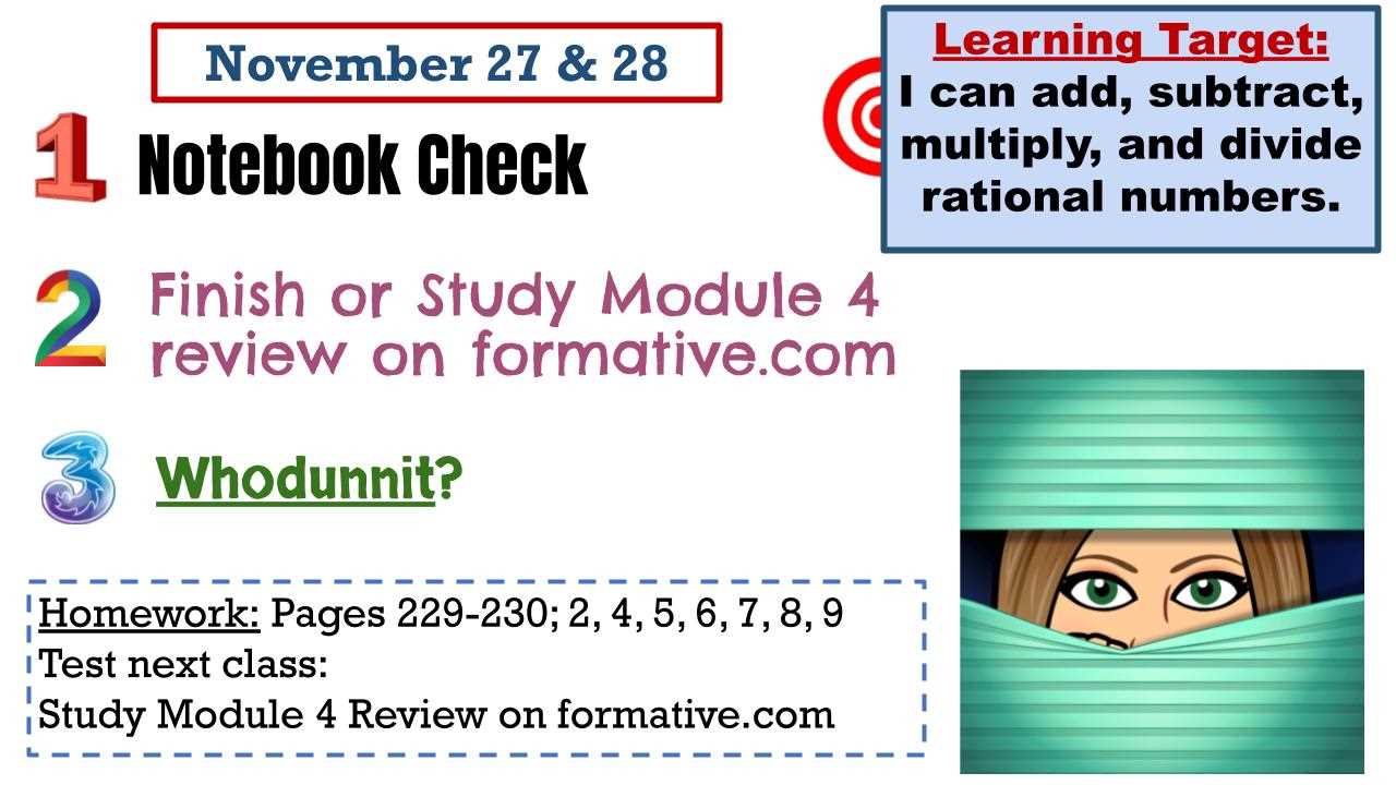 module 4 test answers math