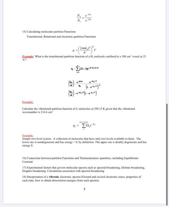 chemistry final exam study guide 2015 answers