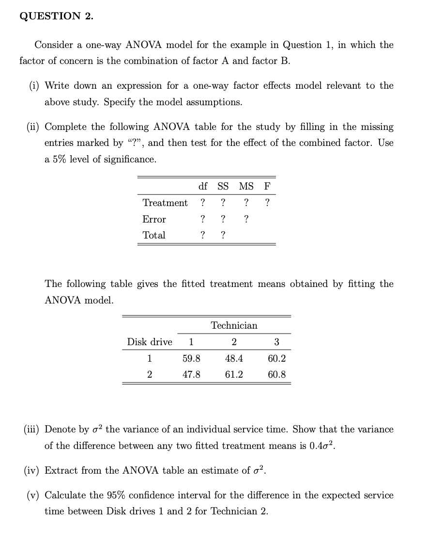 anova practice problems with answers