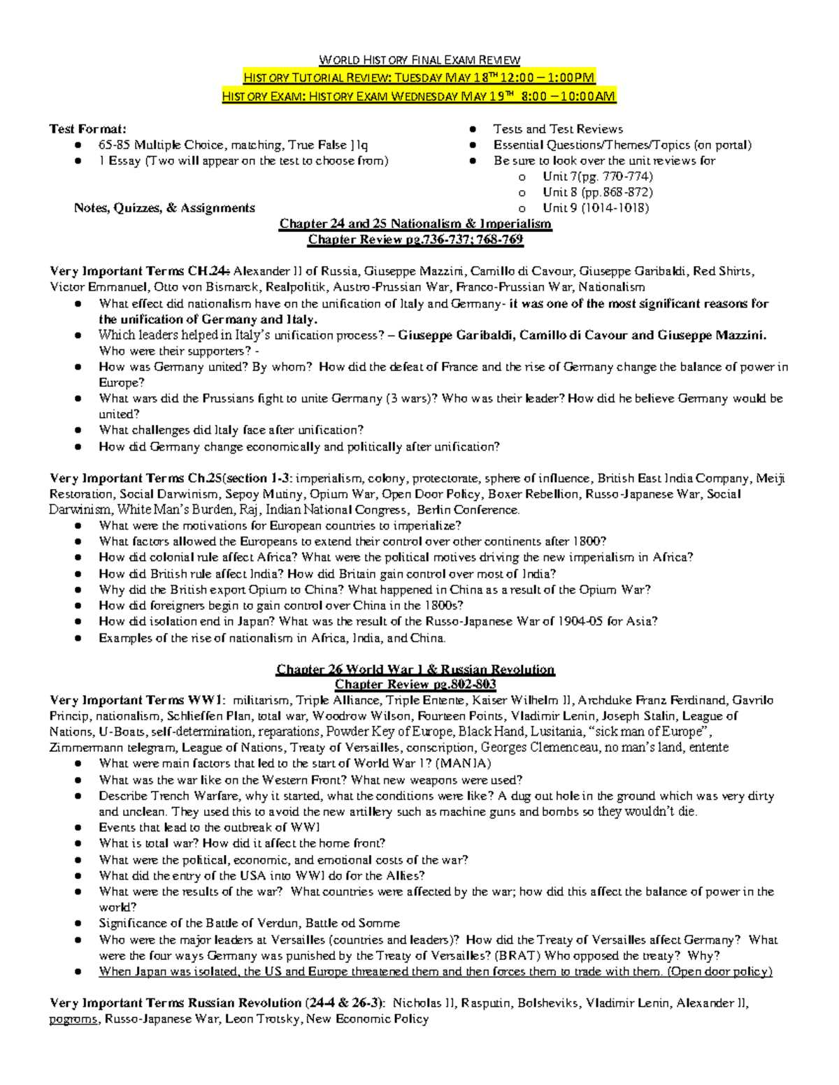 english 2 final exam study guide answers