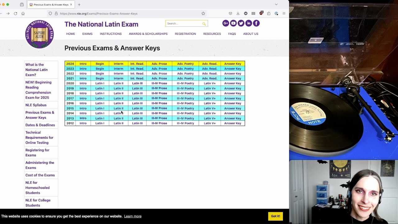 national latin exam 2015 answers