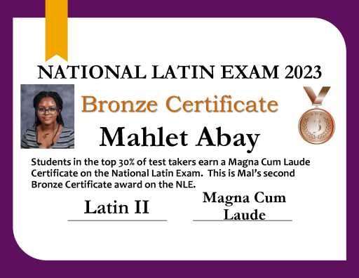 national latin exam practice test