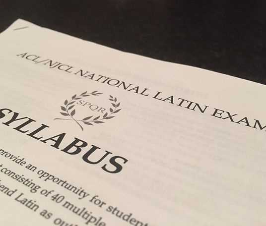 national latin vocabulary exam