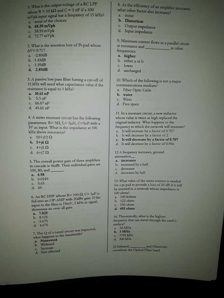 fiber optic exam questions and answers