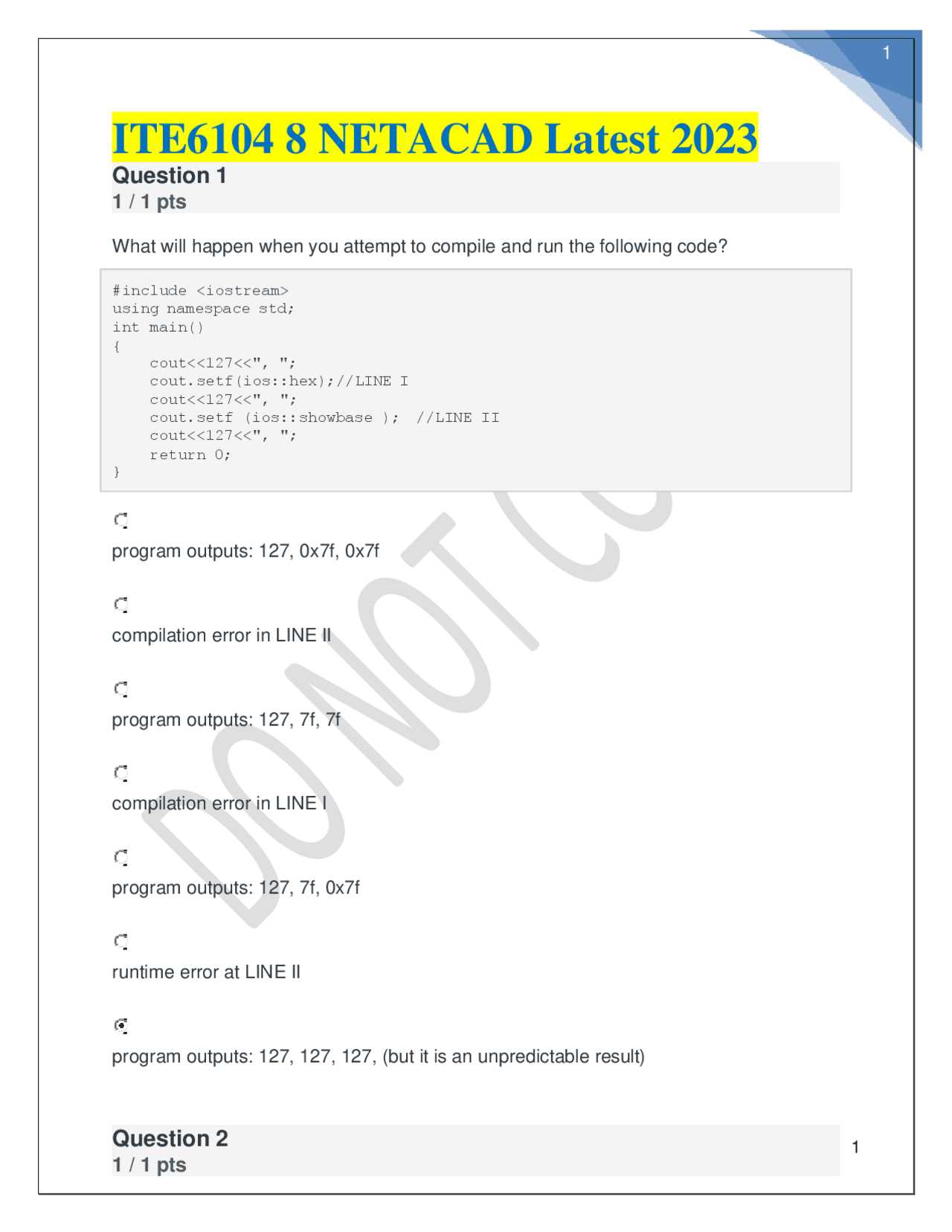 netacad exam 8 answers