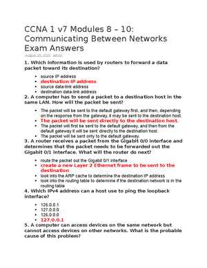 netacad exam 8 answers