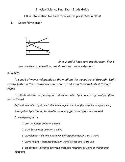 physical science exam 1