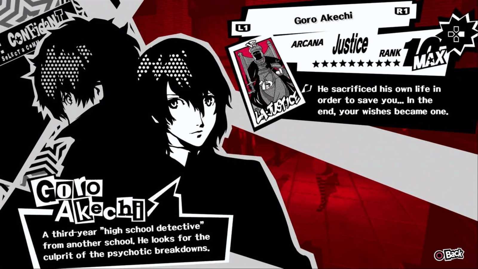 mishima confidant answers