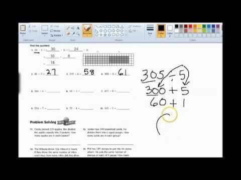 division and the distributive property lesson 4.6 answers