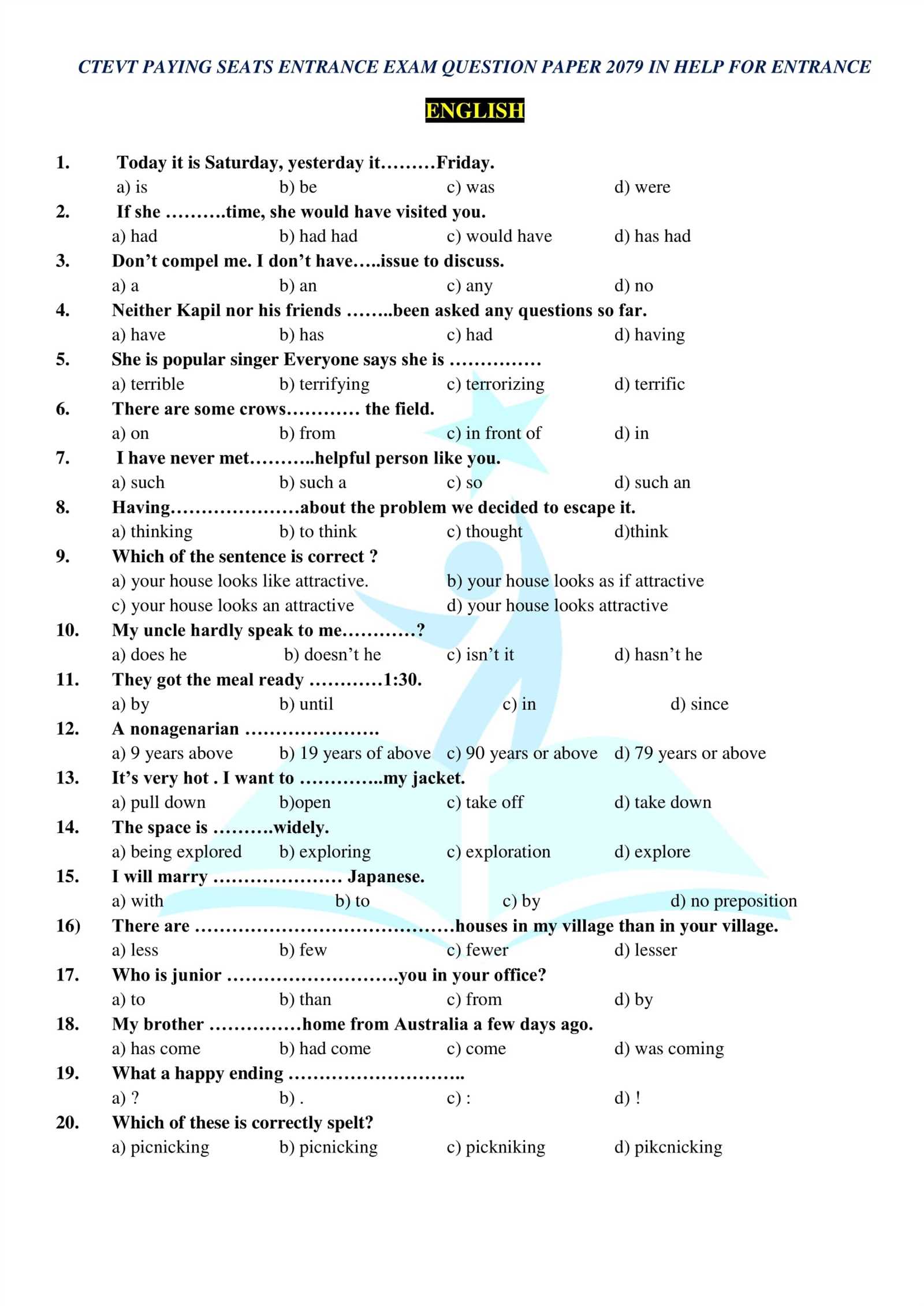 dot exam questions and answers