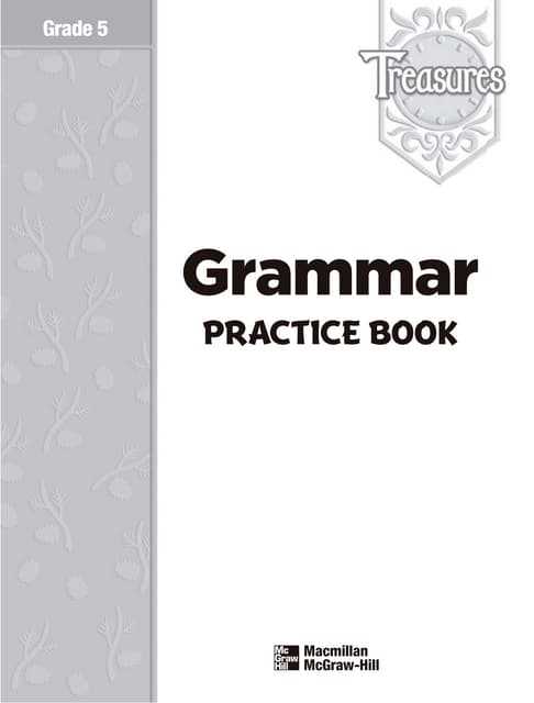 glencoe mcgraw hill unit 1 parts of speech answer key