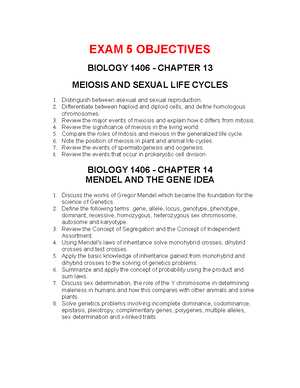 biology 1406 exam 2