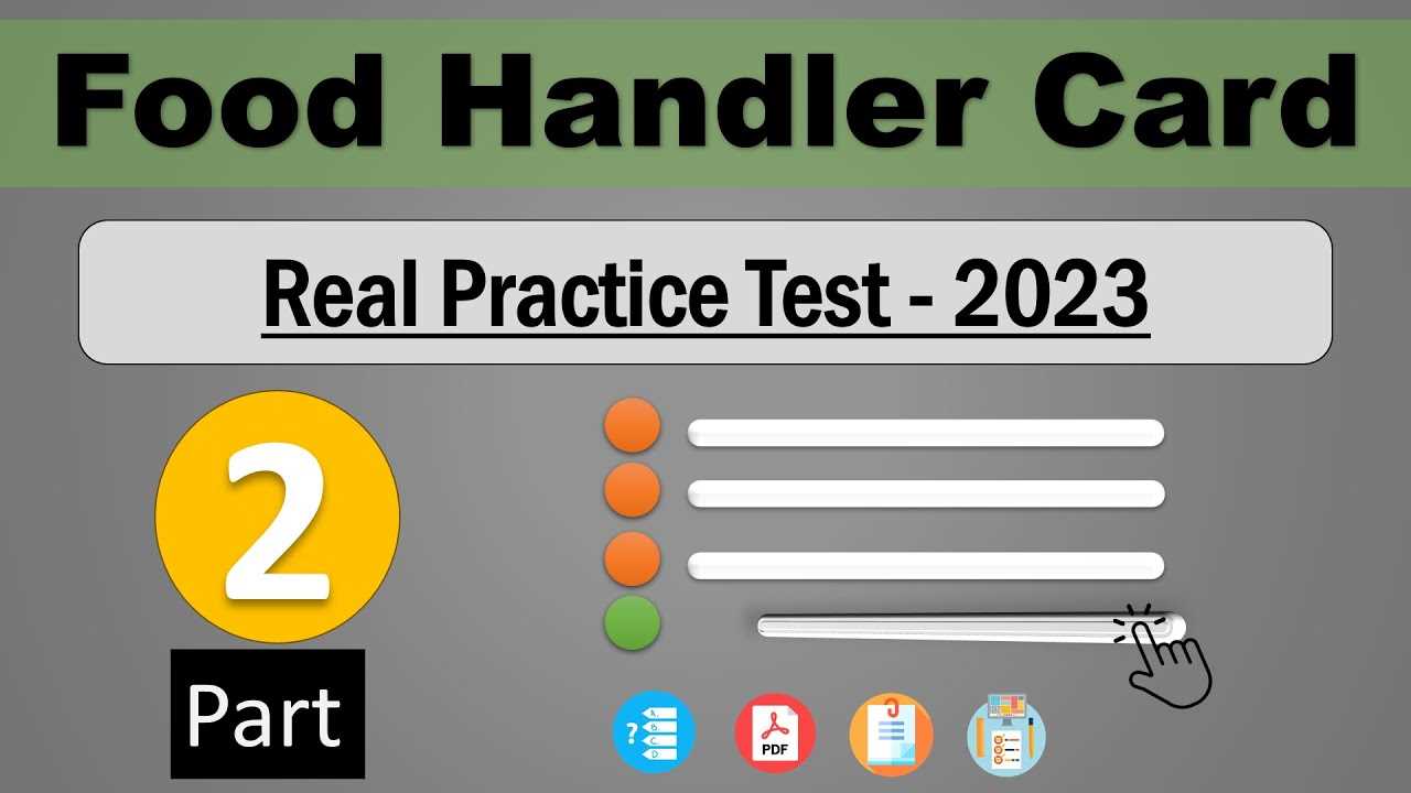 food handler test answers california