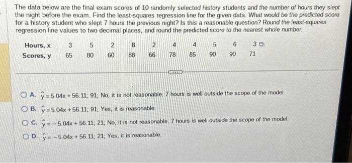 night final exam answers